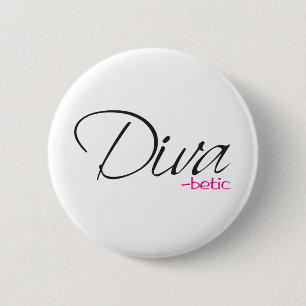 Diva-betisch Button