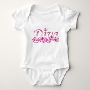 Diva Bling Baby Strampler