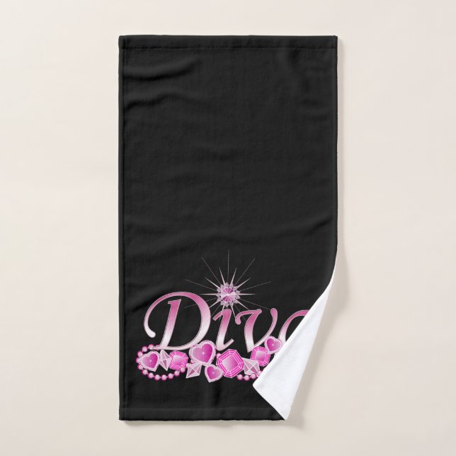 Diva Bling Badhandtuch Set (Handtuch)