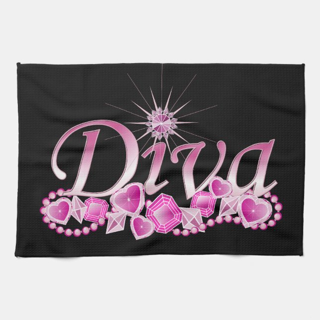Diva Bling Handtuch (Horizontal)