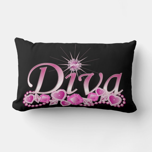 Diva Bling Lendenkissen (Vorderseite)