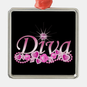 Diva Bling Ornament Aus Metall