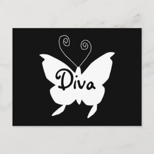 Diva Butterfly I Postkarte