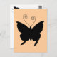 Diva Butterfly Postkarte (Vorne/Hinten)