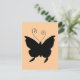 Diva Butterfly Postkarte (Stehend Vorderseite)