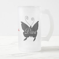 Diva Butterfly Tasse