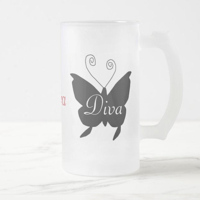 Diva Butterfly Tasse (Rechts)