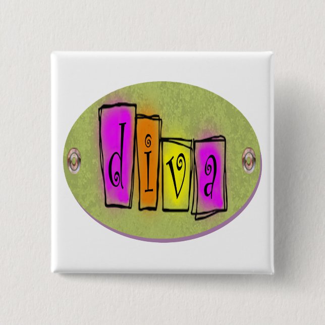 Diva Button (Vorderseite)