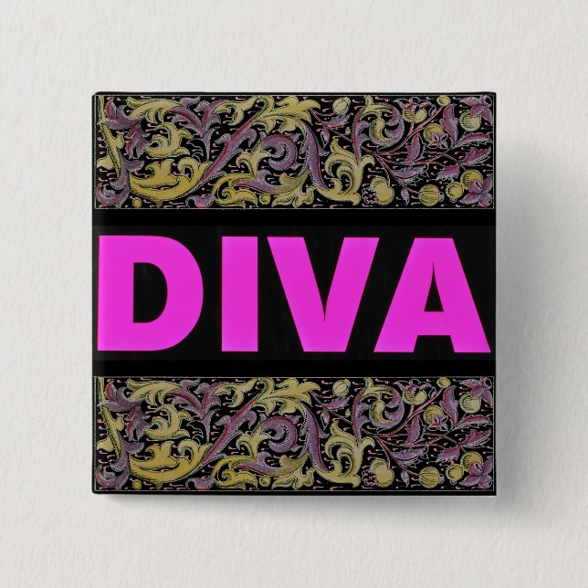 Diva Button (Vorderseite)