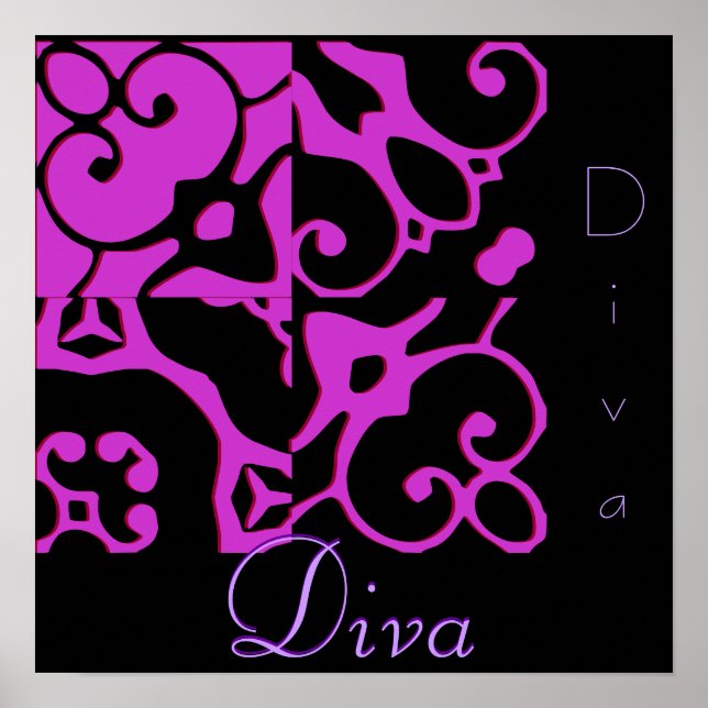 Diva Designer Name II Poster (Vorne)