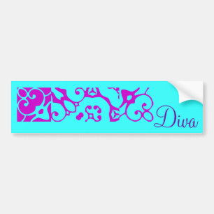 Diva Designer Name III Autoaufkleber