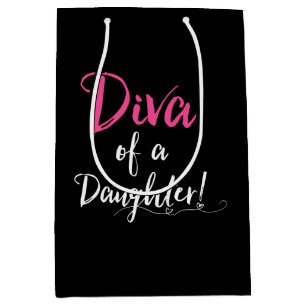 "DIVA einer Tochter" Mittlere Geschenktüte