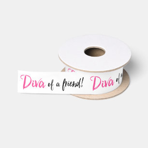 DIVA eines Freunds Satinband