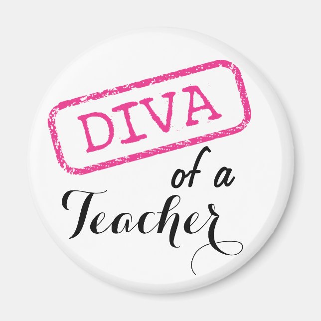 DIVA eines Lehrers Magnet (Vorne)