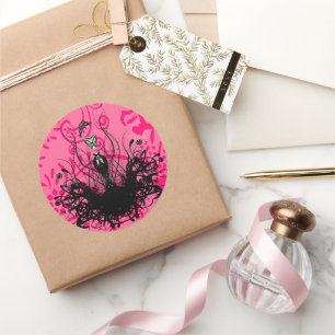 Diva Fashion Sticker - Himbeere Hot Bright Pink