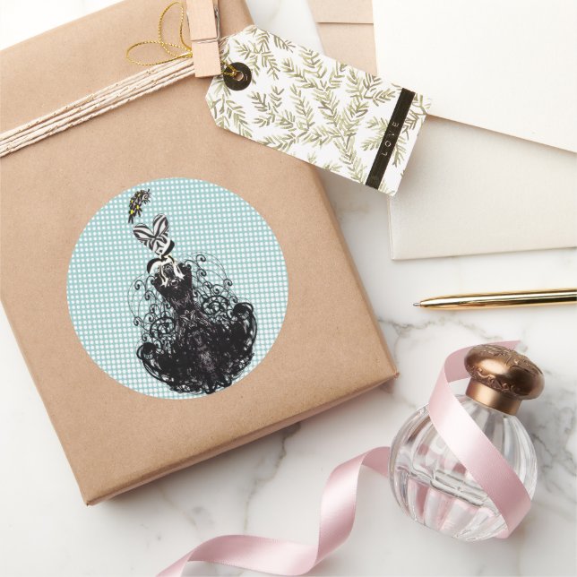 Diva Fashion Sticker - Weiße Punkte (Schenken)