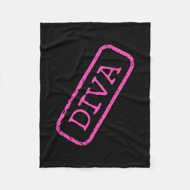 "DIVA" Fleece Blankets (Vorderseite)