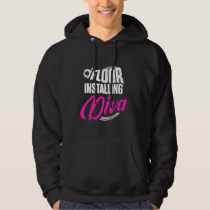 Diva Floor Installat Hoodie