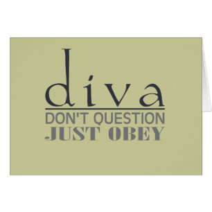 Diva: Fragen Sie nicht
