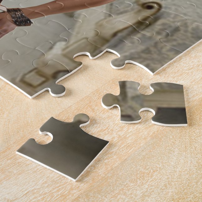 Diva, Frau der 1920er Jahre - Rauchen und Waffen Puzzle (Seite)