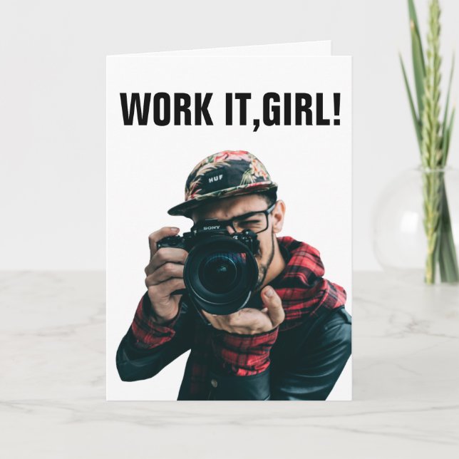 DIVA-GEBURTSTAGSKARTEN FÜR FREUND, FUNNY KARTE (Vorderseite)