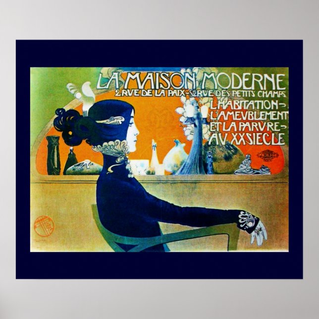 DIVA IN BLAU POSTER (Vorne)