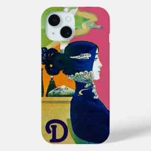DIVA IN BLAU, SCHÖNHEIT FASHION MONOGRAMM Case-Mate iPhone HÜLLE