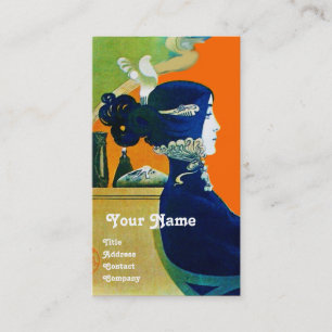 DIVA IN BLUE MONOGRAM Schönheitssalon ,Makeup Arti Visitenkarte