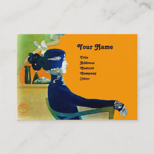 DIVA IN BLUE MONOGRAM Schönheitssalon ,Makeup Arti Visitenkarte