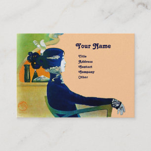 DIVA IN BLUE MONOGRAM Schönheitssalon ,Makeup Arti Visitenkarte