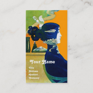 DIVA IN BLUE MONOGRAM Schönheitssalon ,Makeup Arti Visitenkarte