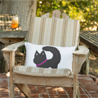 Diva-Katze mit Glanz Kissen Für Draußen