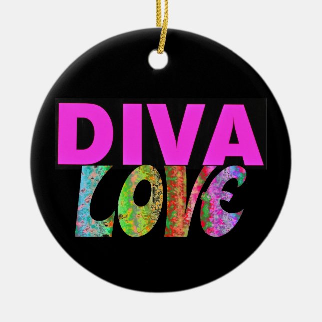 Diva Keramikornament (Vorne)