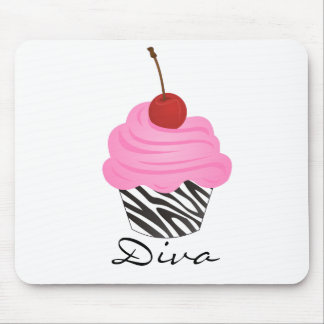 Diva-kleiner Kuchen Mousepad