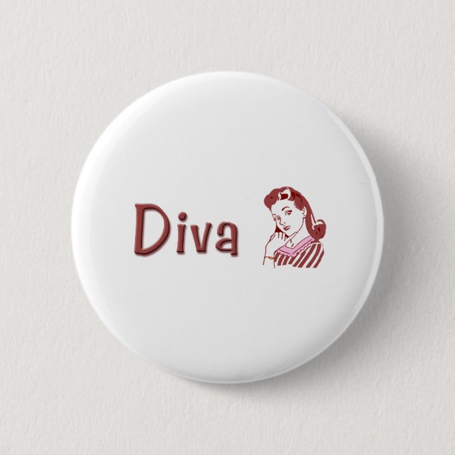 Diva-Knopf Button (Vorderseite)