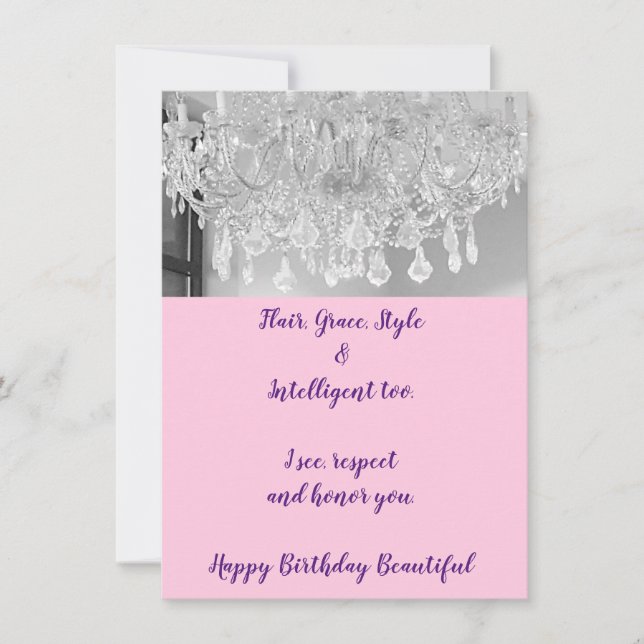 DIVA Life Flair Happy Birthday Flat Card (Vorderseite)