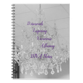 DIVA Life Lights SpiralNotebook Notizblock