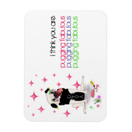 Diva Mops: Pugging Fabulous Magnet