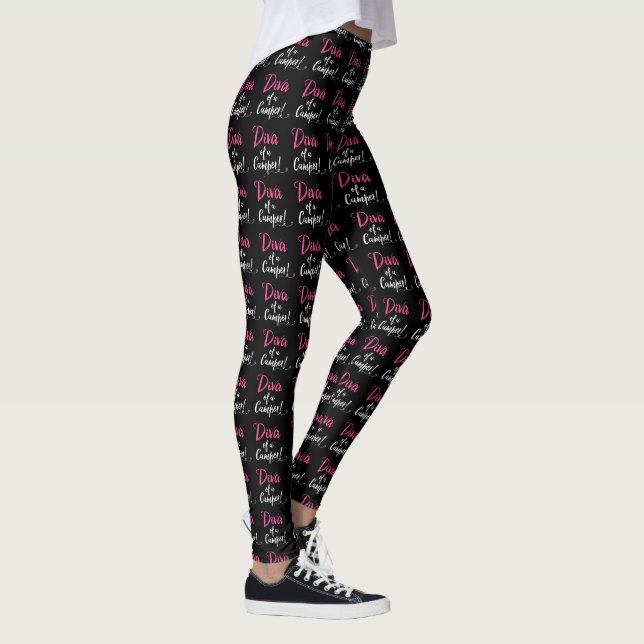 "Diva of a Camper!" Leggings (Rechts)