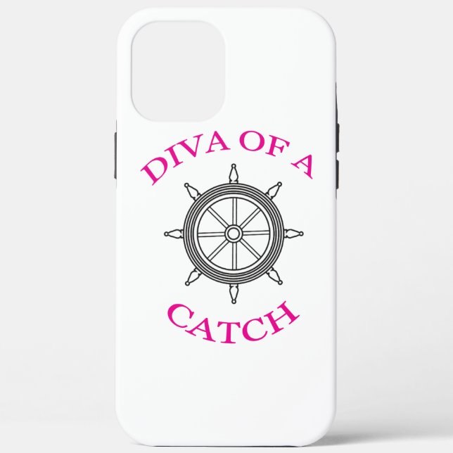 ‚Diva of a Catch‘ Case-Mate iPhone Hülle (Rückseite)