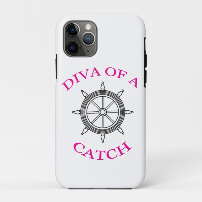 ‚Diva of a Catch‘ Case-Mate iPhone Hülle (Rückseite)