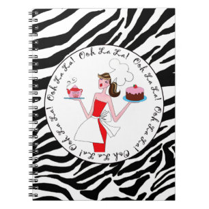 Diva of a Cook - "Ooh La La La!" - SpiralNotebook Notizblock