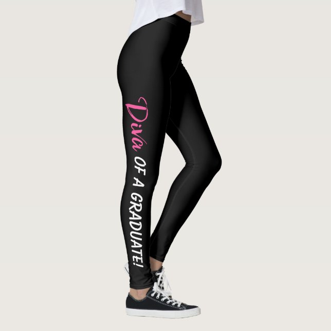 "Diva of a Graduate!" Leggings (Rechts)
