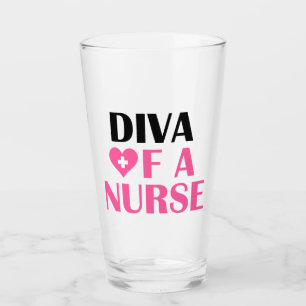 Diva of a Nurse Glas