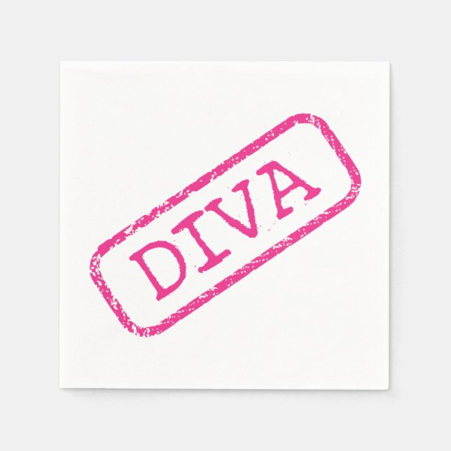 "DIVA" Papier Napkins Serviette (Vorderseite)