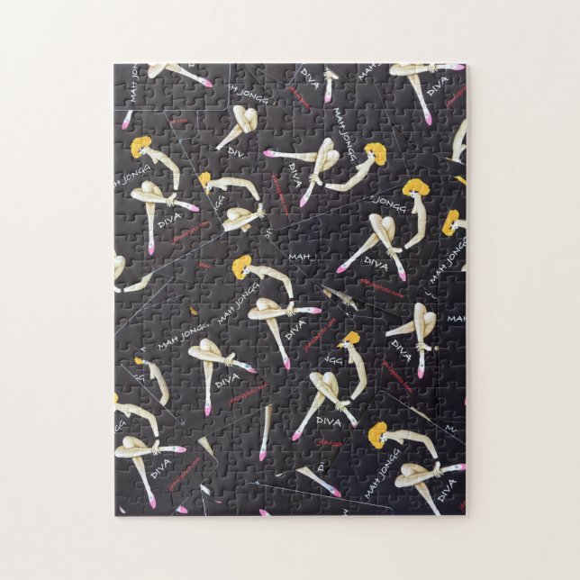 Diva-Puzzlespiel Milliamperestunde Jongg Puzzle (Vertikal)