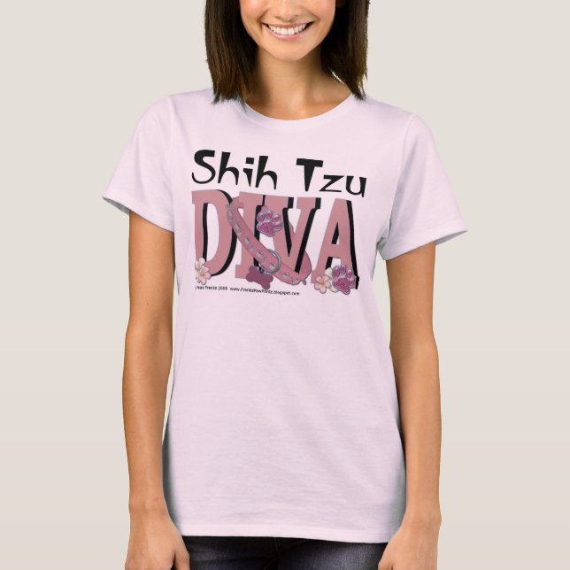 DIVA Shih Tzu T-Shirt (Vorderseite)