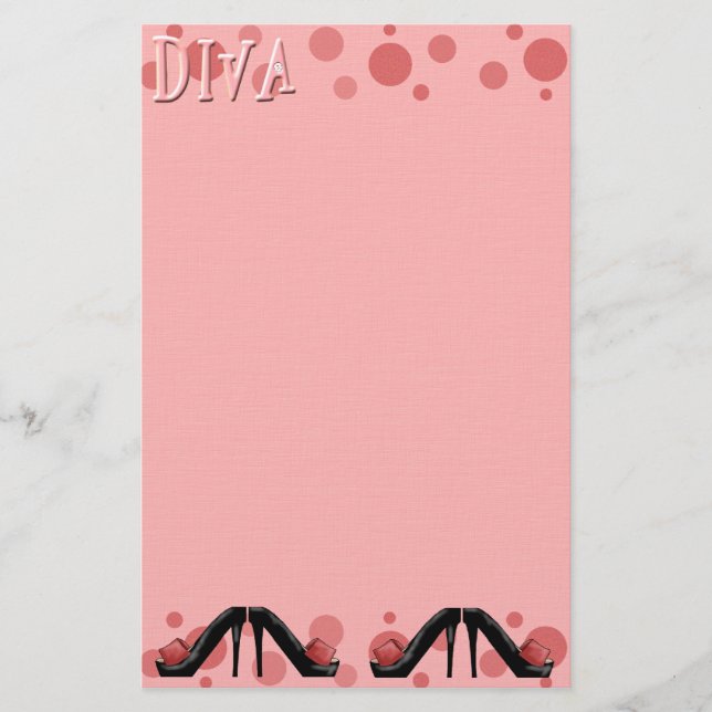 Diva Stationery Briefpapier (Vorderseite)