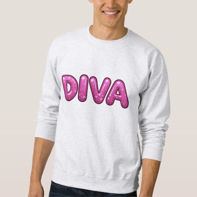 ‚Diva‘ Sweatshirt (Vorderseite)