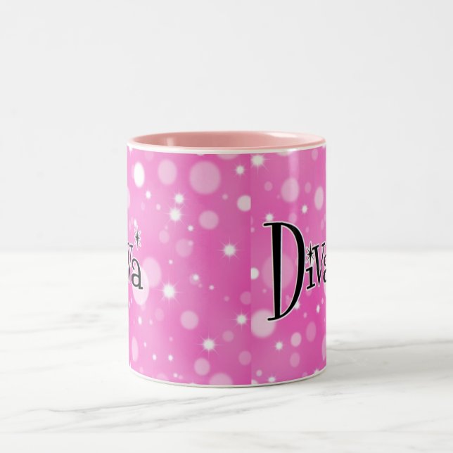 Diva-Tasse Zweifarbige Tasse (Mittel)